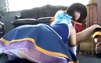 Experience The Ultimate Jav Cosplay Lesbian Yuri Love With Sailor Moon, Konosuba, Re Zero, Madoka, And Love Live