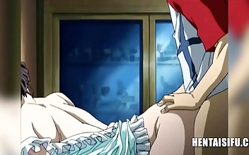 Japanese Hentai: Stepmom Gets Pounded By Stepson While Jealous Watches