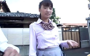Fall In Love With This Luscious Japanese Babe As She Takes On A Hard Piece Like A True Slut!