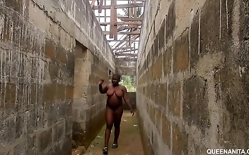 Exposed: Naked Girls Living In An Uncompleted Building, Tempting Anybody Who Passes By The Local Bush!