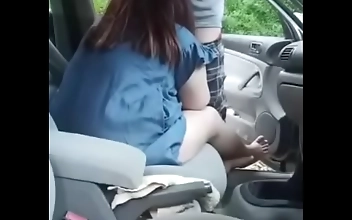 Jav Milf Gets Banged By Stranger In Car: Luscious Enchantress Sucks On His Big Cock