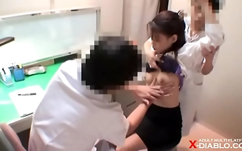 Japanese Beauty Gets Intimate With Hot Doc - Exclusive Palpation Scene!