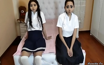 Jav Superstar Padrastro Teaches His Innocent Stepdaughters Part 2