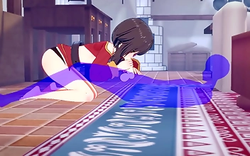 Cum In Megumin's Mouth: Konosuba Hentai Jav Porn With Japanese Female Anime Game Characters