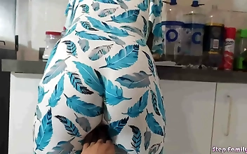 Jav Enchantress Gets Fucked By Her Hunky Stepbrother In The Kitchen While Mom's Away