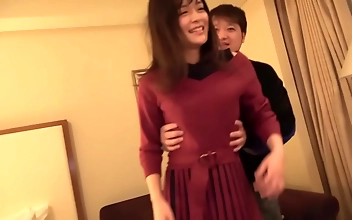 Japanese College Teen With Natural Tits Get A Creamy Surprise!